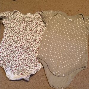 Floral and Polka Dot Kids One Pieces